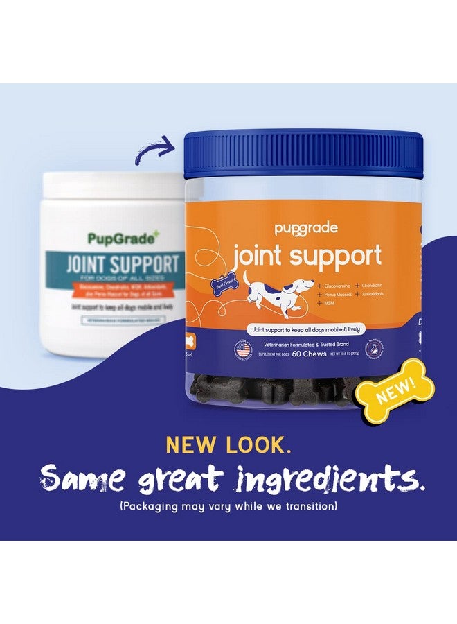 PupGrade Joint Support Supplement for Dogs - Natural Glucosamine Chondroitin with MSM - Hip & Joint Pain Relief - Recommended for Hip Dysplasia, Arthritis & Joint Disease - USA Tested - 180 Chews - Image 2