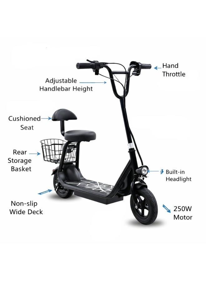 Beginner-Friendly Seated Electric Mini Harley Scooter - Easy-Handling 250W Power - Image 3