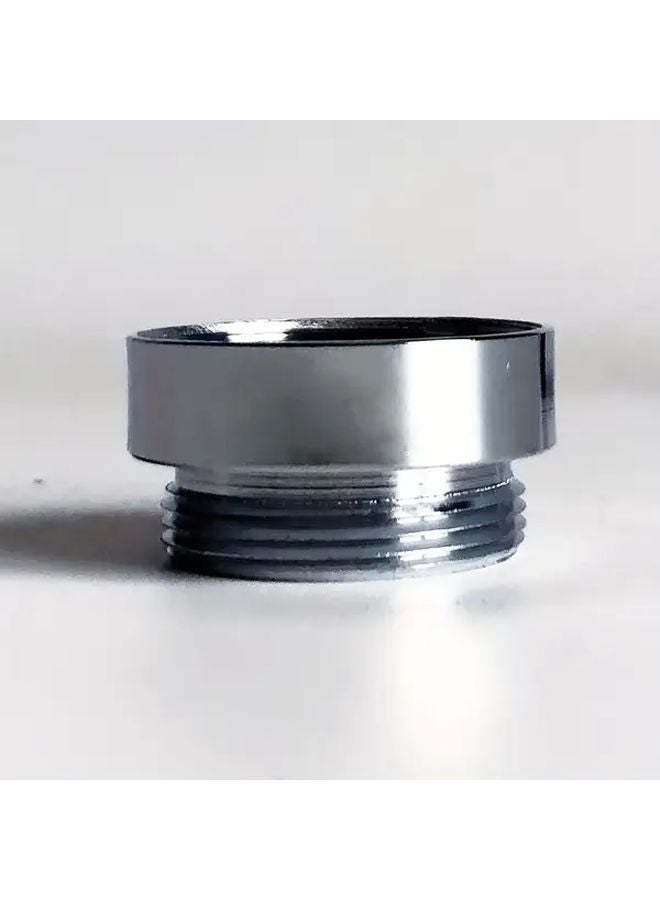 F24 M22 محول رأس صنبور 15/16 بوصة أنثى إلى 55/64 بوصة ذكر كروم نحاسي للحوض - Image 1