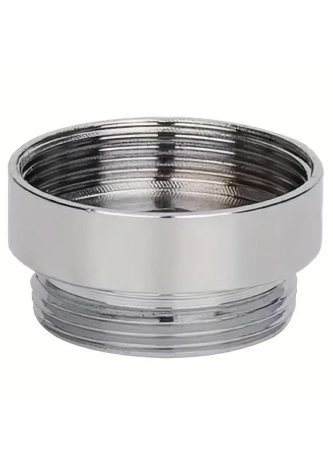 F24 M22 محول رأس صنبور 15/16 بوصة أنثى إلى 55/64 بوصة ذكر كروم نحاسي للحوض - Image 2