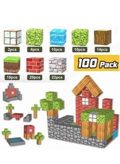 XICEN 100PCS Magnetic Blocks, Kids Magnet Buliding Cube Set, STEM Educational Stacking Toys, Montessori Toys Birthday Gifts for Girls Boys  - Image 2