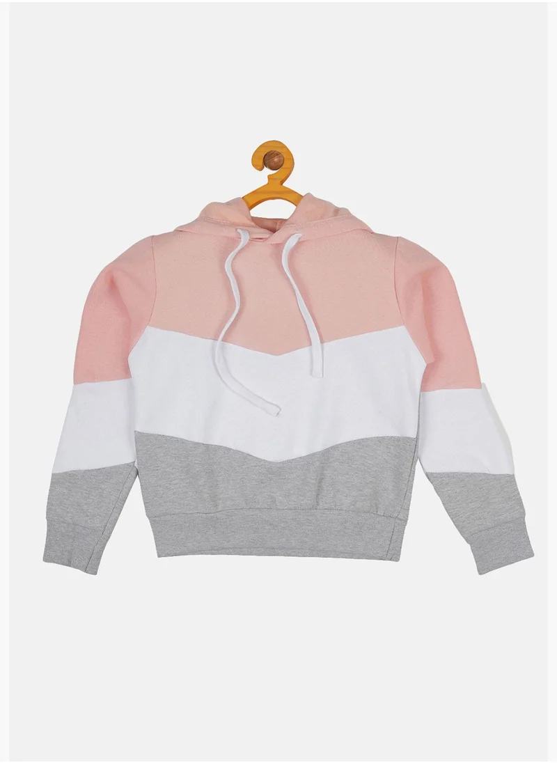 Instafab Color block Sweatshirt