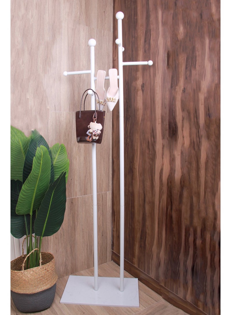 إسكدنيا حامل شماعة ل الملابس والمعاطف متعدد الاستخدامات - Image 2