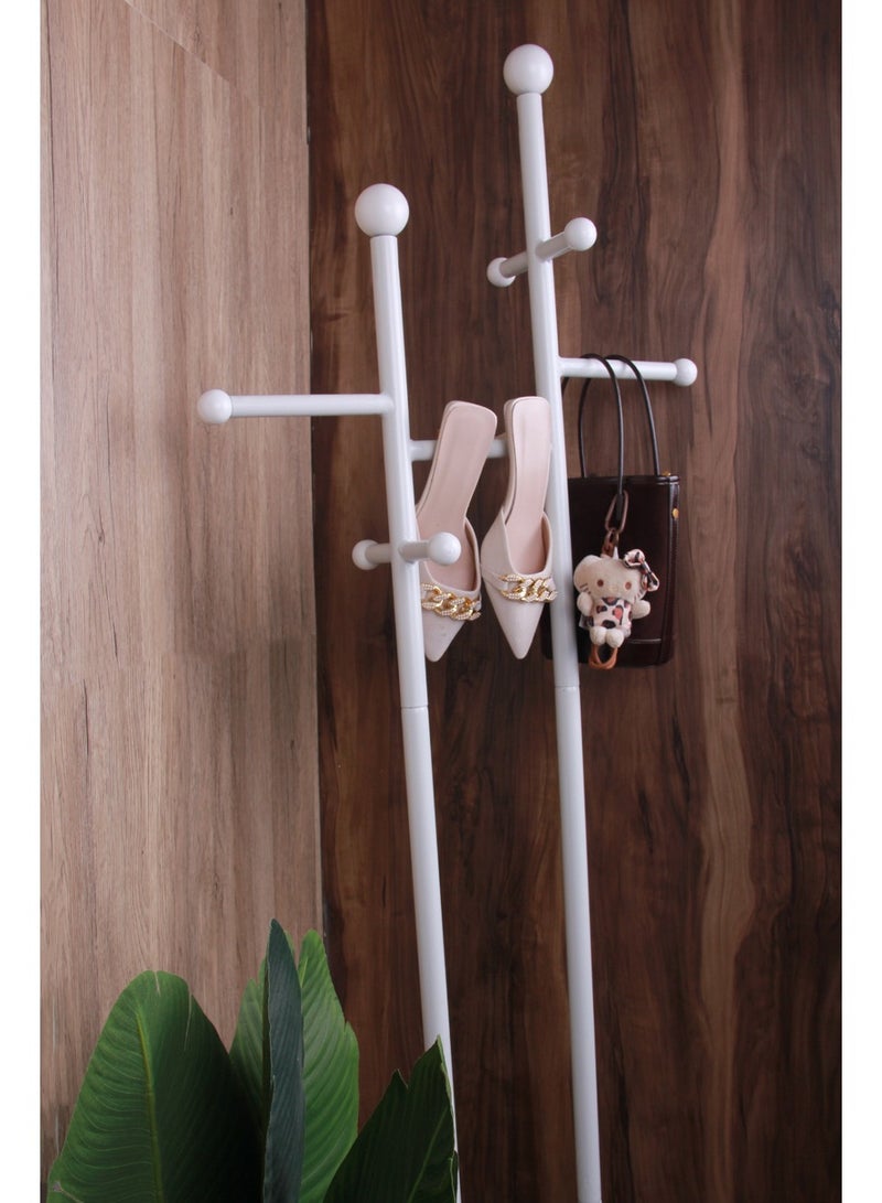 إسكدنيا حامل شماعة ل الملابس والمعاطف متعدد الاستخدامات - Image 4