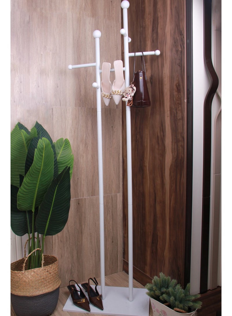 إسكدنيا حامل شماعة ل الملابس والمعاطف متعدد الاستخدامات - Image 3