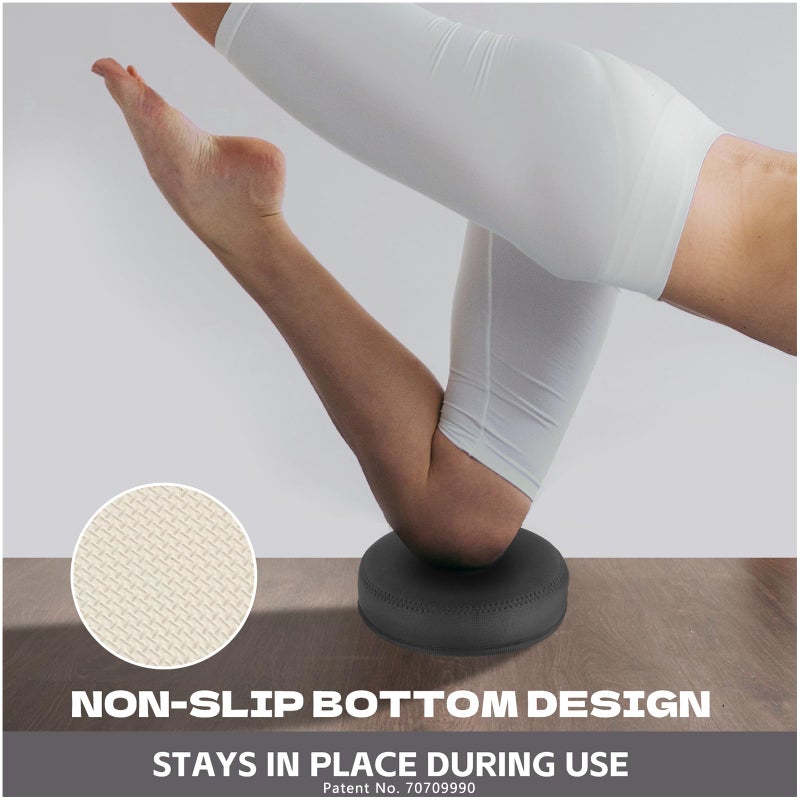 ECOESPTI Yoga Knee Pad, 1.57 Inch Thick, Memory Foam and EPE Foam, Waterproof and Non-Slip, for Knees Elbows Wrist Hands Head Yoga Pilates Work Out Kneeling Pad, Exercise Mat 2 Black - Image 4