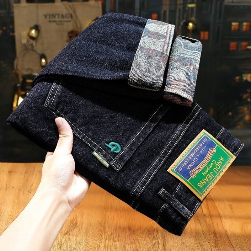 Unisex Classic Denim Jeans Loose Fit Daily Outdoor Wear - Image 4