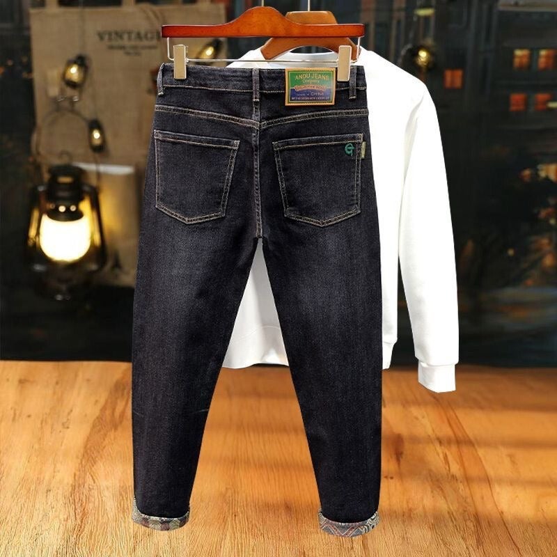 Unisex Classic Denim Jeans Loose Fit Daily Outdoor Wear - Image 5