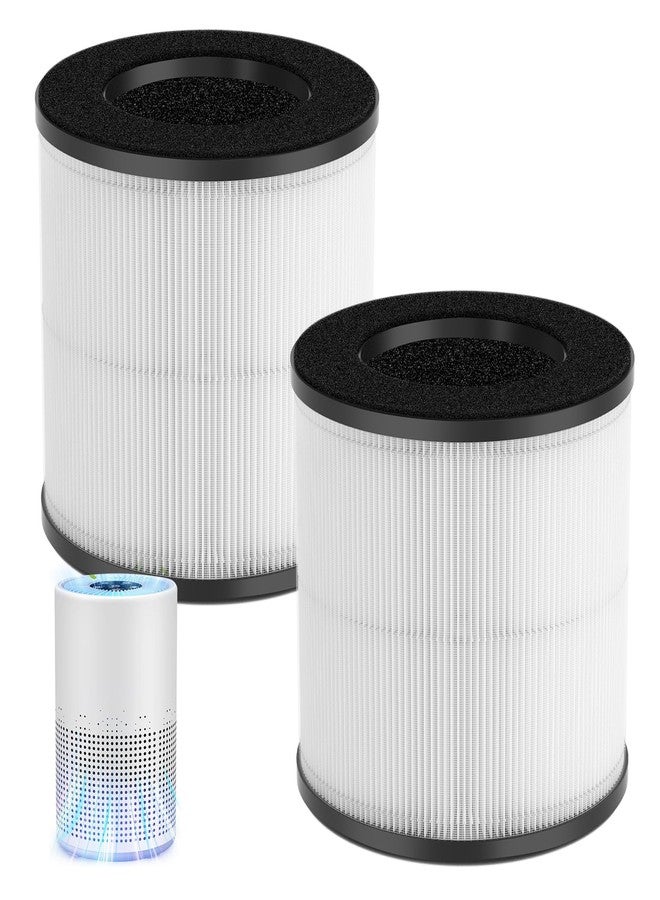 Sinnya 2 Pack AP050 AP052 H13 True HEPA Filter Replacement Fit for Tailulu Air Puri-Fier Filter Replacement Fit for Tailulu AP050 AP052 Air Puri-Fier for Bedroom Home 1200 Ft², 3-Stage Filtration - Image 1