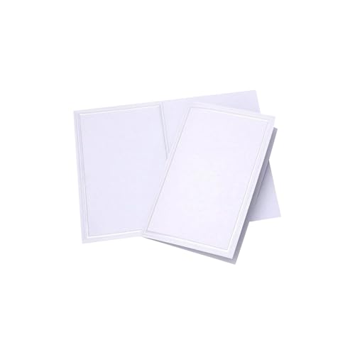 Gartner Studios Pearl White Bifold Wedding Program, Print at Home Programs, 8.5” x 11” Unfolded, 50 Count, White Bifold Programs for Events (61407) - Image 3