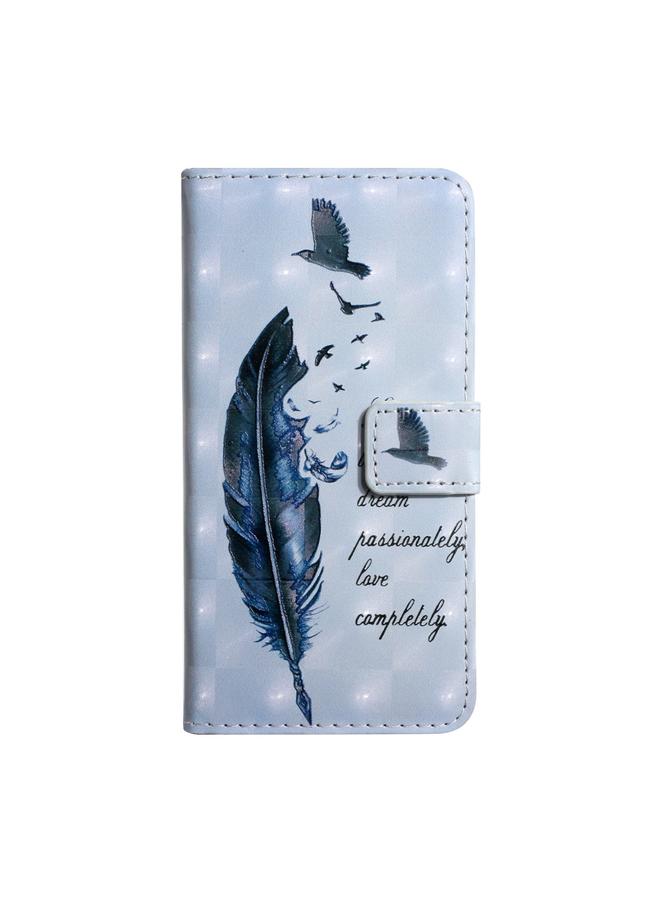 إيروريكس جراب لهاتف Samsung Galaxy A34 مصنوع من الجلد برسومات زيتية ثلاثية الأبعاد - Image 2