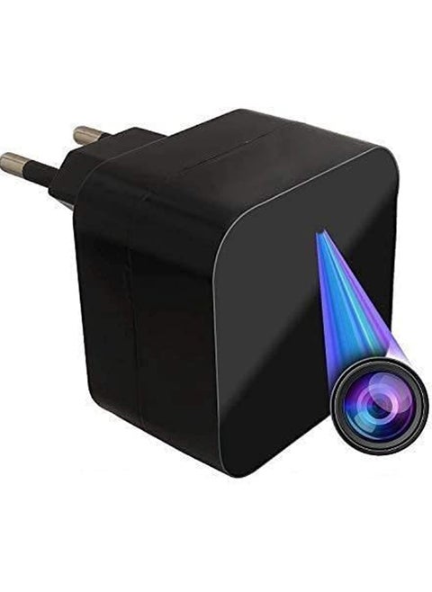 DDLC 1080P USB Charger Camera Series 1 WiFi HD Live Streaming Video Camcorder with Motion Detection Pet Nanny Cam USB AC Wall Plug Adapter for Phone Remote View with Night Vision Big Charger