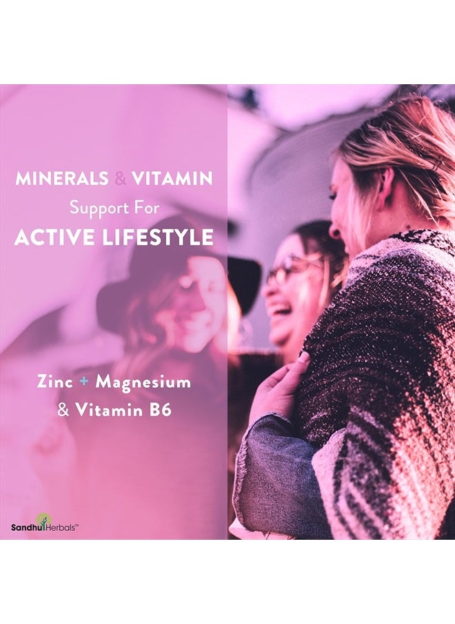 SANDHUHERBALS - Zinc Magnesium Aspartate 90 Ct (90 Count) - Image 1
