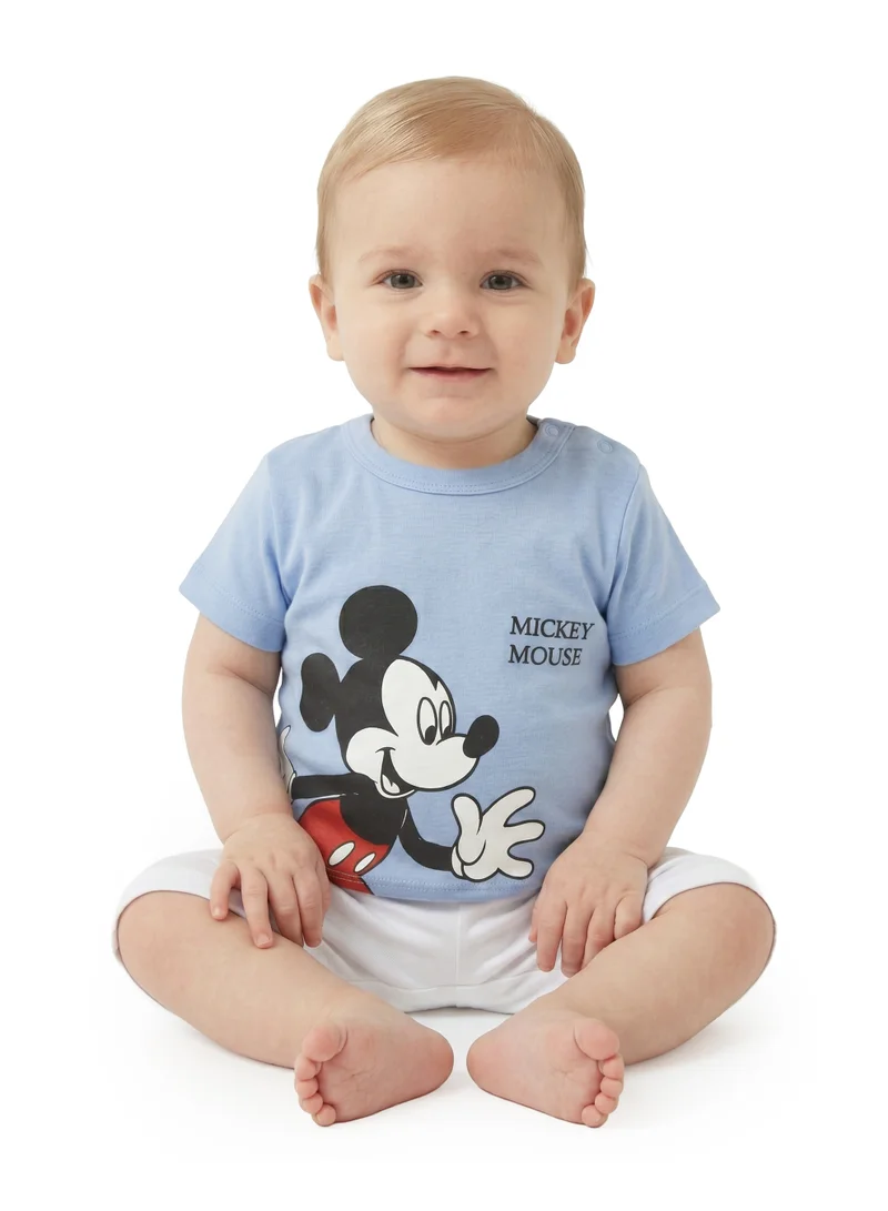 ديزني Infant Disney Mickey Mouse Printed T-Shirt