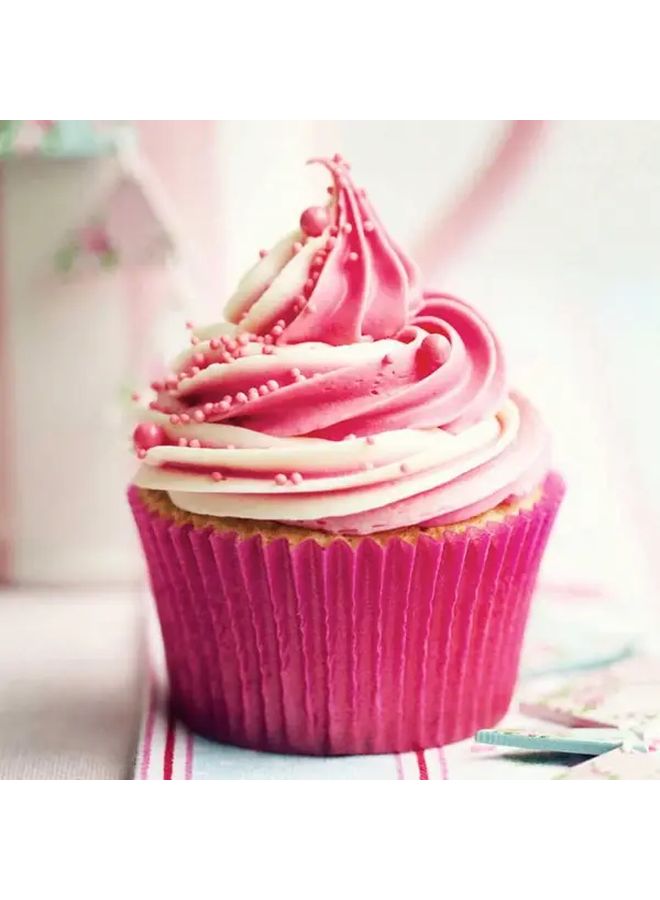 Pink Baking Cups 200PCS Nonstick Paper Cupcake Liners for Party Wedding Christmas - Image 4