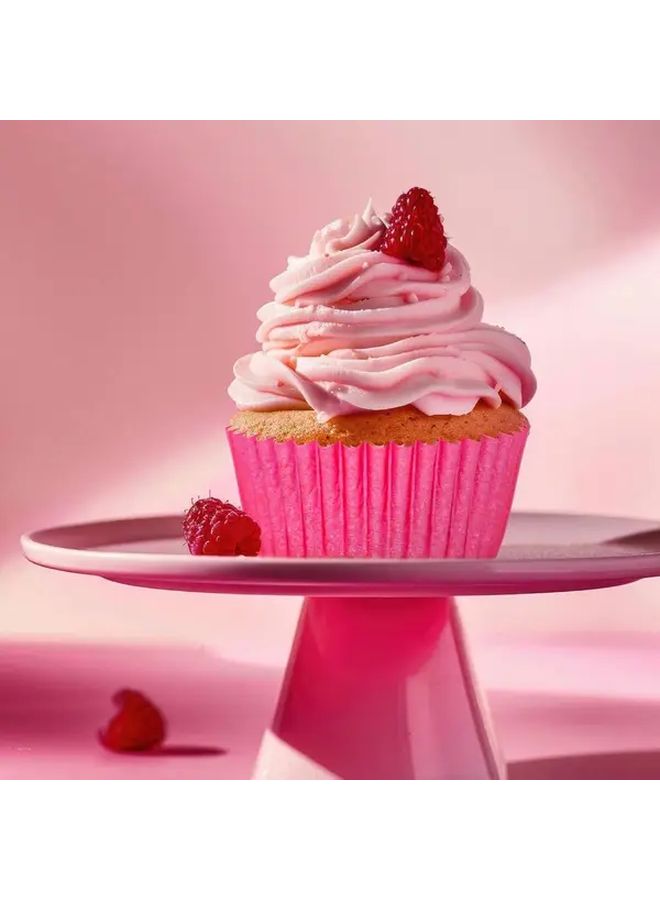 Pink Baking Cups 200PCS Nonstick Paper Cupcake Liners for Party Wedding Christmas - Image 5