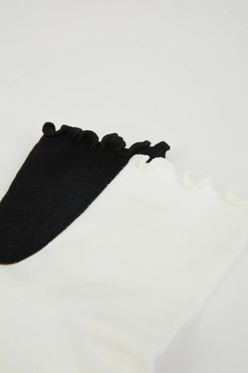 Defacto  Woman 2 Piece Cotton Long Socks for Women | Best Price UAE