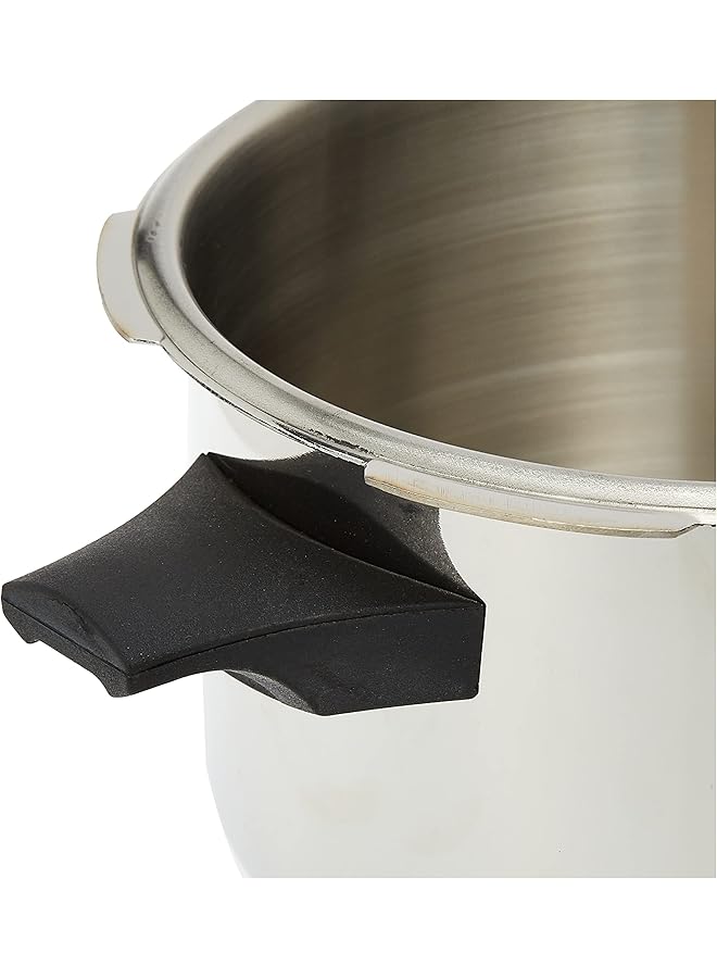 أولسنمارك قدر ضغط من الفولاذ المقاوم للصدأ، سعة 5 لتر، صمام أمان متين، حشية مطاطية آمنة غذائيًا، قاعدة مضادة للانتفاخ، مقابض مصممة خصيصًا، قاعدة حثية | ضمان لمدة عامين - Image 3