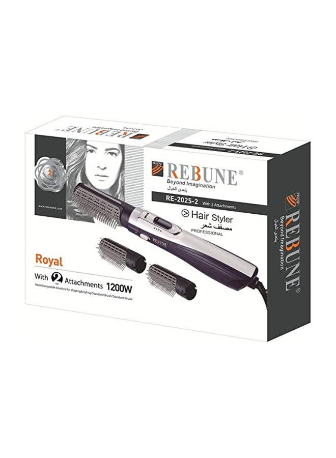REBUNE Crystal Hair Styler Pro Black/Silver - Image 1