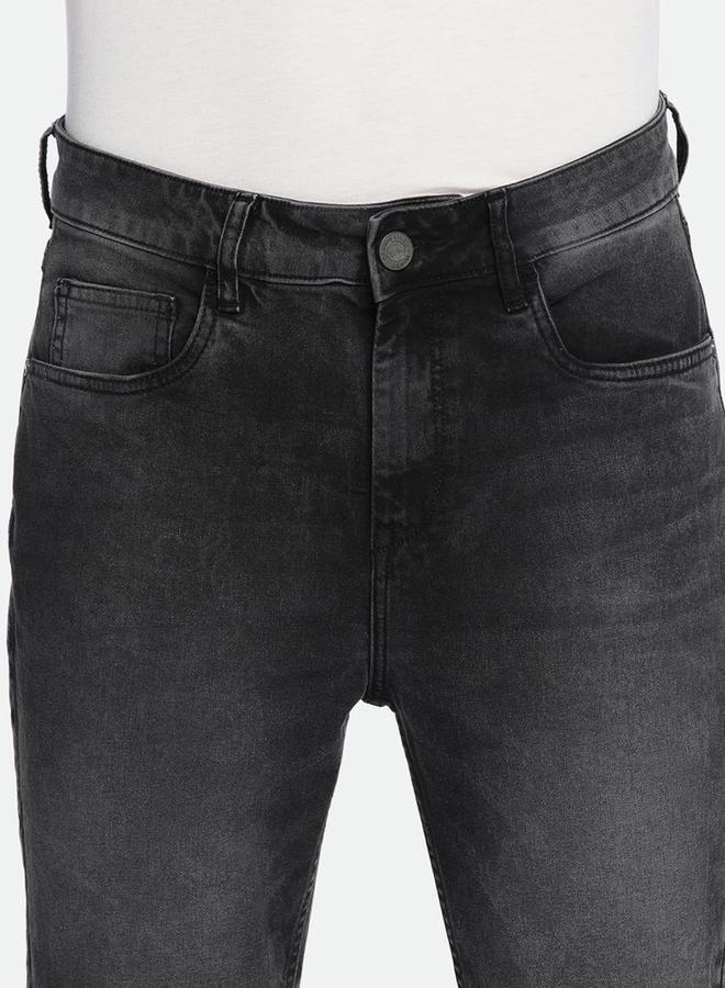 دينيس لينغو جينز ضيق بخصر متوسط ودرجة داكنة قابل للتمدد من ستايلي - Image 5