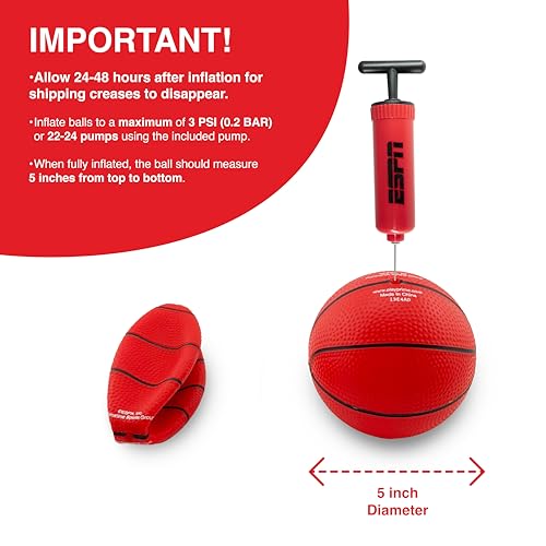 ESPN Mini Basketball Hoop Over The Door Basketball Hoop with Foldable Breakaway Rim 1 Hoop Scoreboard - Image 5
