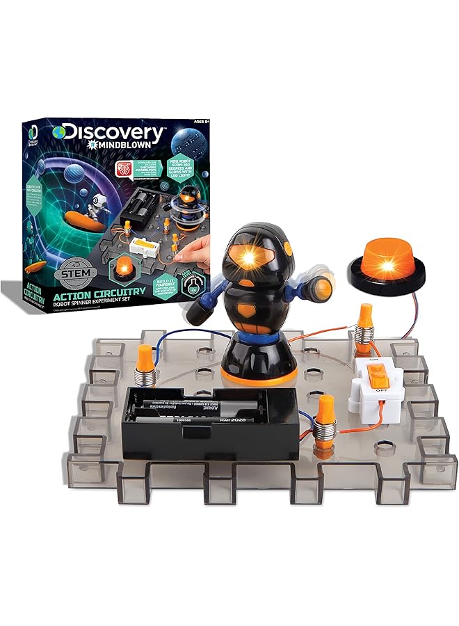 Discovery Kids Toy Circuitry Action Experiment Robot Spinner - Image 1