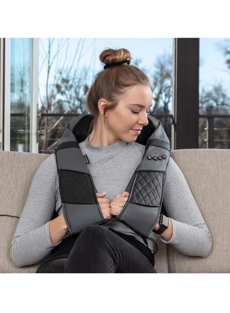 Massagers for Neck and Back with Heat - Deep Tissue 3D Kneading Pillow, Electric Shiatsu Shoulder Massage, Foot, Legs,Body - Relieve Muscle Pain - Office, Home & Car - Image 1