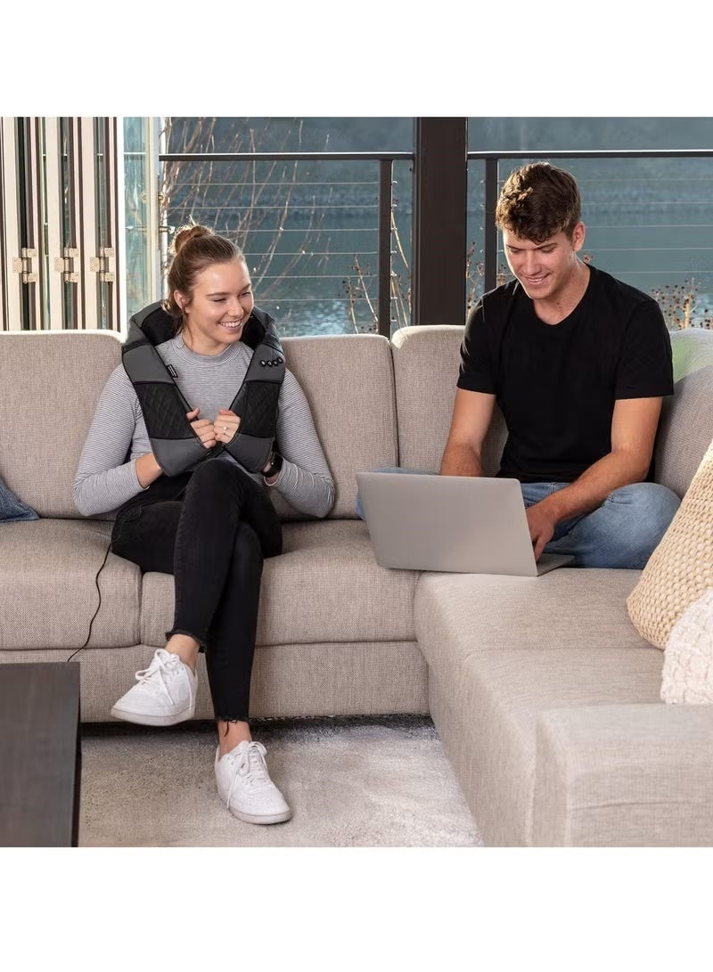 Massagers for Neck and Back with Heat - Deep Tissue 3D Kneading Pillow, Electric Shiatsu Shoulder Massage, Foot, Legs,Body - Relieve Muscle Pain - Office, Home & Car - Image 3