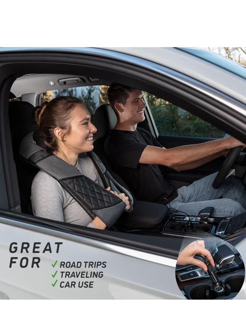 Massagers for Neck and Back with Heat - Deep Tissue 3D Kneading Pillow, Electric Shiatsu Shoulder Massage, Foot, Legs,Body - Relieve Muscle Pain - Office, Home & Car - Image 2