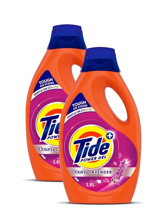 Tide Liquid Detergent Lavender 2x1.8L - Image 1