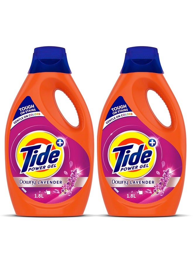 Tide Liquid Detergent Lavender 2x1.8L - Image 2