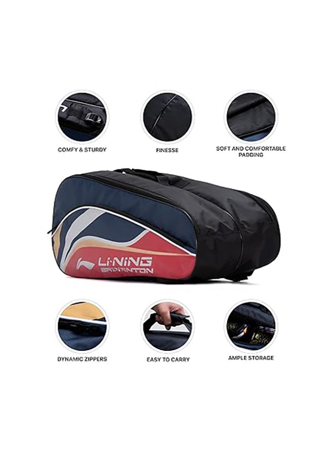 Panther Double Zipper Polyester Badminton Kit Bag | Size : Large | Stash pocket | Ample storage | Unisex - Men, Boys, Girls, Women - pzsku/Z817A100841E3D177C821Z/45/_/1698390758/da341aaa-caef-474b-a06a-36504a6efc1b