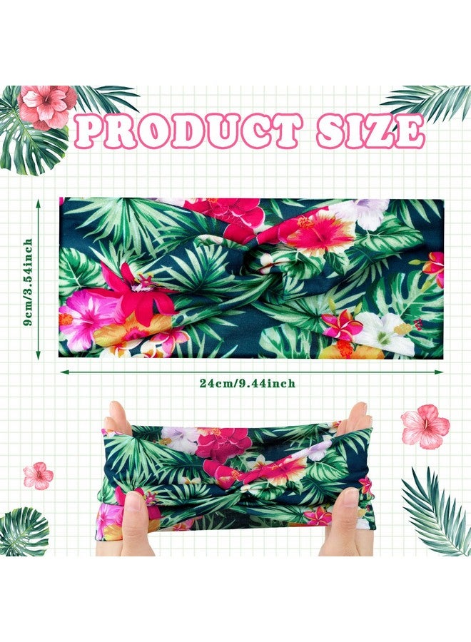 Jutom 20 Pcs Women'S Headbands For Beach Boho Headbands Summer Hawaii Knotted Headbands Floral Vintage Headband Elastic Turban Head Wrap Bohemian Twisted Criss Yoga Hair Band Accessories For Girl And Women - Image 3