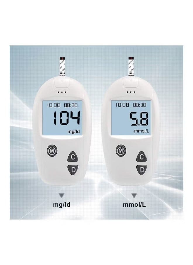 SINOCARE - Blood Glucose Monitoring System With 50 Test Strips And Lancets - Image 1
