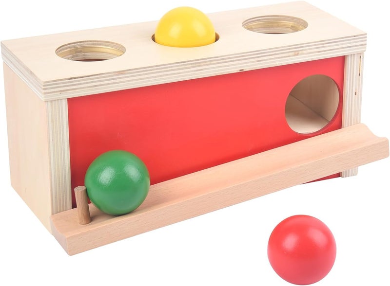 Smartwo Montessori Toys Object Permanence Box Ball Tracker Drop Push Toy for Baby Toddler Kid Preschooler 13Early Learning Activity Educational Cause and Effect GameGift for Boys Girls - Image 2