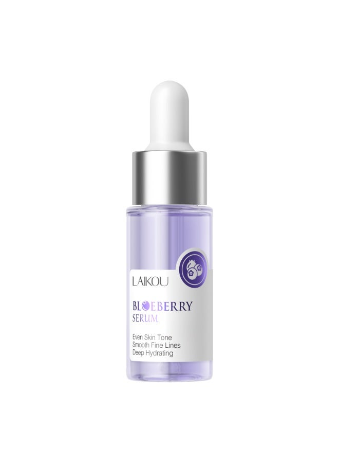 Laikou Blueberry Serum,Blueberry Face Serum Sodium Hyaluronic Acid Pure Skin Care Moisturizing Essence for Daily Care, Skin Repair, Brightening Serum for Dark Spots, Fine Lines - Image 1