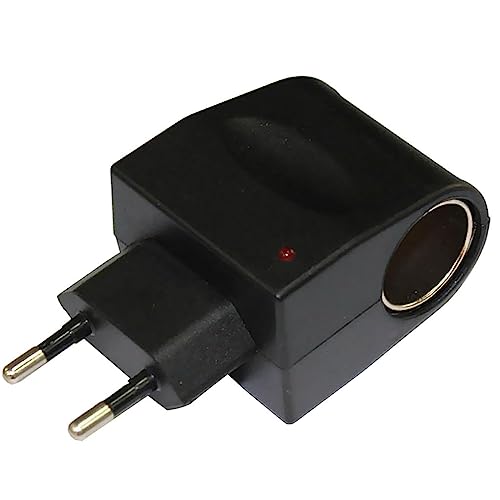 ATORSE EU Plug 110V-220V AC Power to 12V DC Car Cigarette Lighter Converter Adapter - Image 1