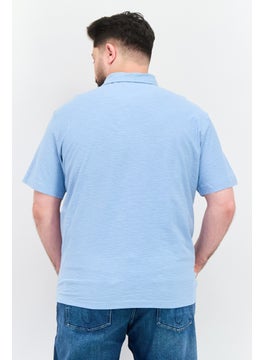 Men Regular Fit Brand Logo Short Sleeve Polo Shirt, Light Blue - pzsku/Z817A2F4ADDB010A3355CZ/45/_/1737642087/db339486-7c0e-4151-9f3d-179bd86a2f3c