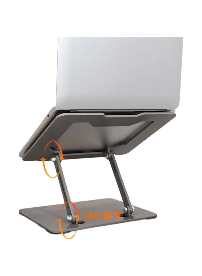 Atscore Laptop Stand, Computer Stand, Hollow Laptop Cooling Pad, Adjustable Height Foldable Laptop Stand Suitable For Huawei, Lenovo, Xiaomi, Apple And Other Laptops - Image 2