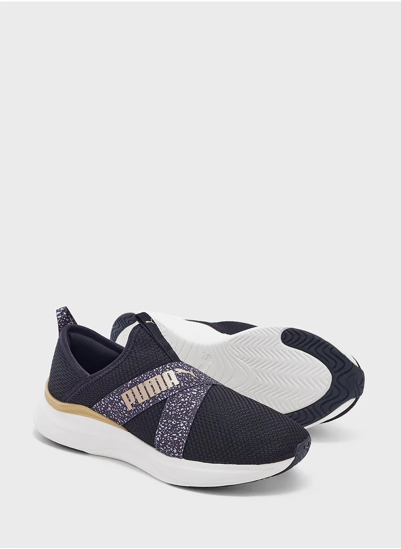PUMA Softride Harmony Slip Minima Leopard