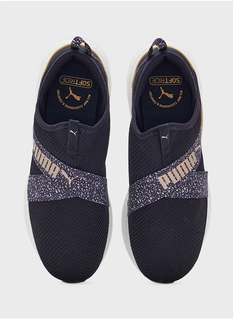 PUMA Softride Harmony Slip Minima Leopard