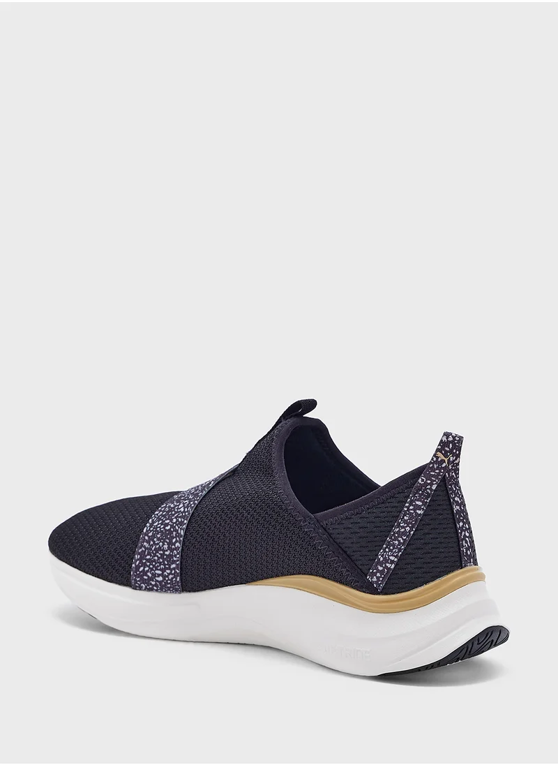 PUMA Softride Harmony Slip Minima Leopard