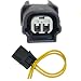 AUOSTMO Coolant Temperature Sensor Connector Pigtail OE 04320SAAA00 Compatible with Honda Accord Civic CRV Odyssey Pilot Passport Ridgeline HRV Fit Acura MDX TL RDX TLX ILX TSX - Image 2
