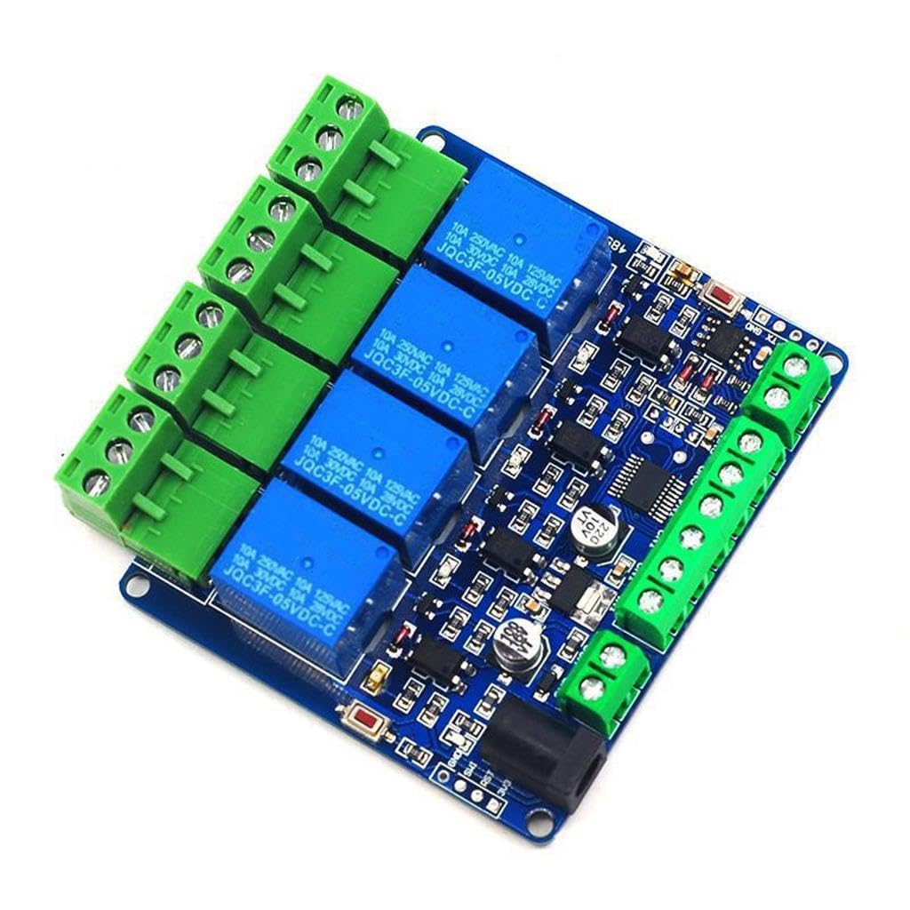 Generic Rtu Generic Modbus RTU 4 Channel Relay Module With 4 Road 485 Inputs | Best ...
