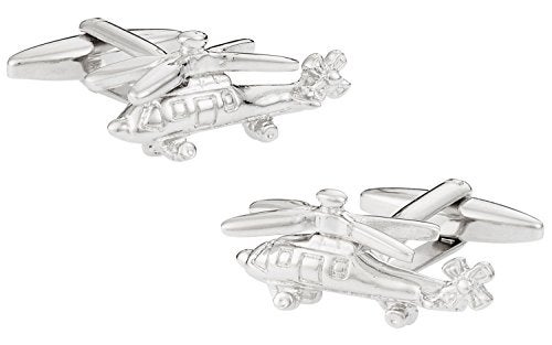Cuff-Daddy Helicopter Cufflinks with Presentation Box - Image 1