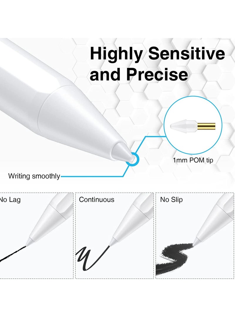 ELTRAZONE Stylus Pen for Apple iPad - Pencil 2nd Generation for iPad 2018-2022, High Precision iPad Pen, Palm Rejection Stylus Pen for iPad 9 8 7 6, iPad Pro 11/12.9, iPad Air 5 4 3, Pad Mini 6. 5 - Image 3