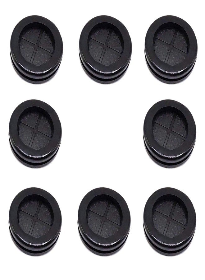 ECUDIS 1-3/16" ID 1-1/2" Drill Hole Rubber Grommets Firewall Hole Plugs Wire Protection(Round, 8 Pcs) - Image 1