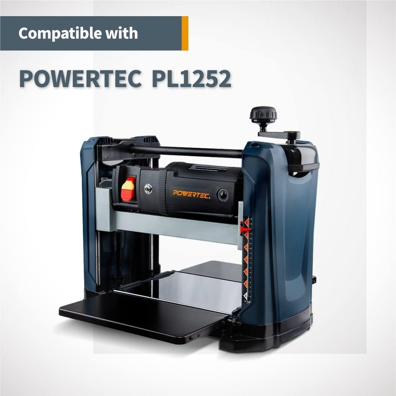 POWERTEC 12-1/2 Inch Planer Blades for POWERTEC PL1250, PL1251, PL1252 Planer, Set of 2 (128039) - Image 5