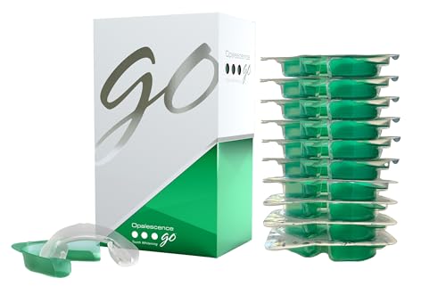Opalescence Go 10 Prefilled Teeth Whitening Trays Kit 10 Treatments 10 Hydrogen Peroxide Mint Made by Ultradent Products Go Teeth Whitening Kit Mint GO1051931