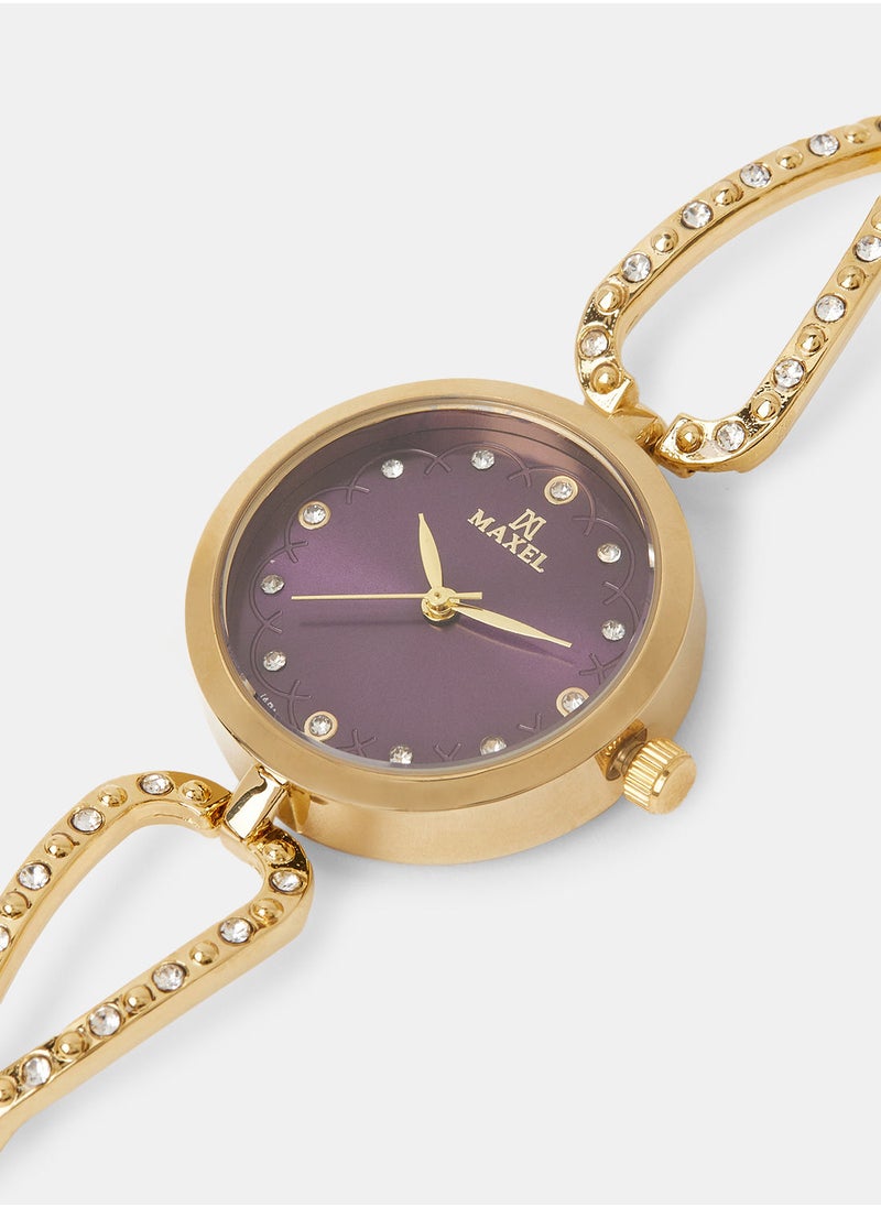 Maxel - Women's Quartz Classic Fashion Analog Wrist Watch MX487 - 28mm - Image 1